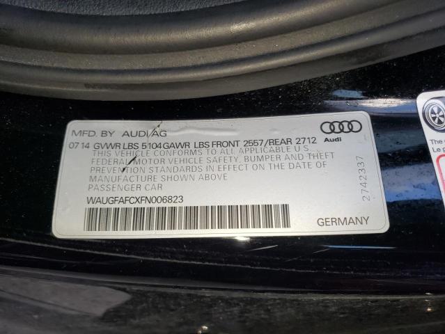 2015 AUDI A6 PREMIUM - WAUGFAFCXFN006823