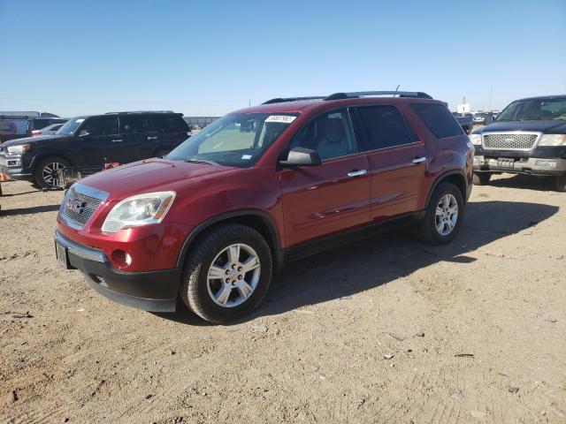 Salvage cars for sale from Copart Amarillo, TX: 2010 GMC Acadia SLE