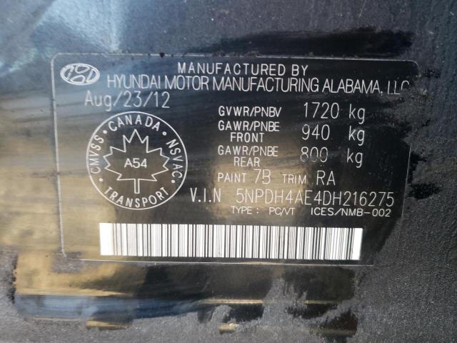 2013 HYUNDAI ELANTRA GLS