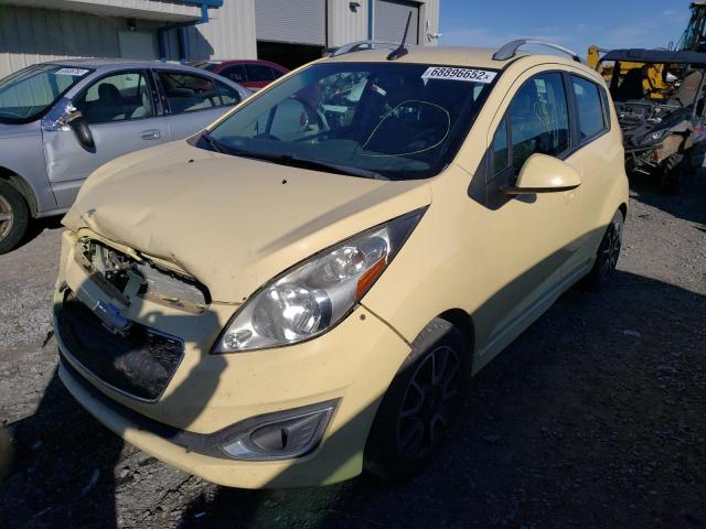 Salvage cars for sale from Copart Earlington, KY: 2013 Chevrolet Spark 2LT