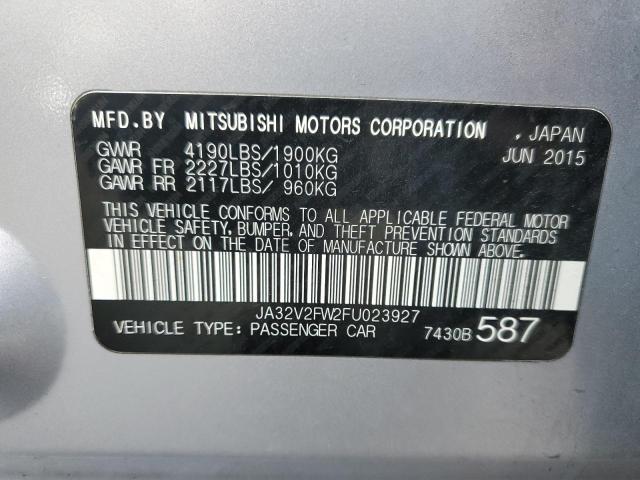 2015 MITSUBISHI LANCER SE JA32V2FW2FU023927