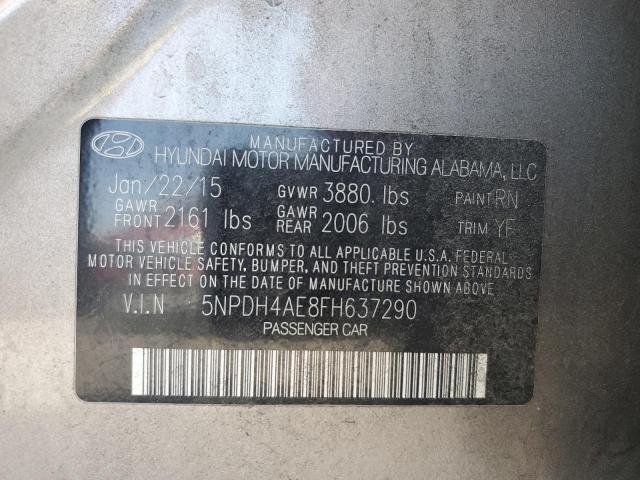 2015 HYUNDAI ELANTRA 4D 5NPDH4AE8FH637290