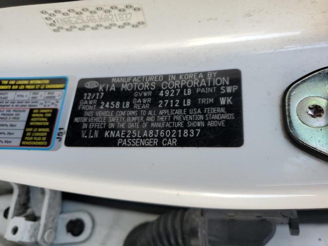 2018 KIA STINGER PR KNAE25LA8J6021837