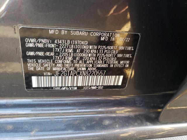 JF2GTAPCXN8220557 Subaru Crosstrek Premium