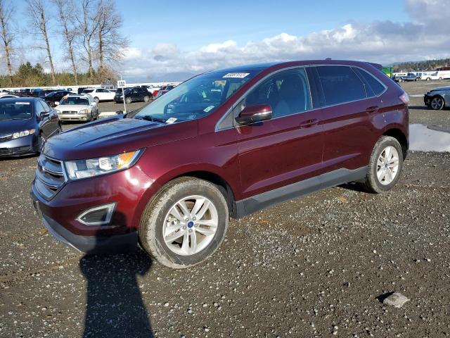 Salvage cars for sale from Copart Arlington, WA: 2018 Ford Edge SEL