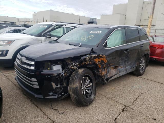 Salvage cars for sale from Copart Moraine, OH: 2017 Toyota Highlander
