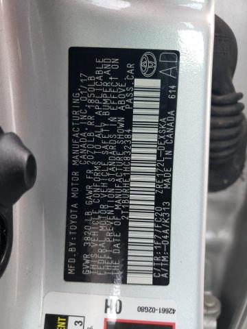 2017 TOYOTA COROLL 2T1BURHE1HC832384