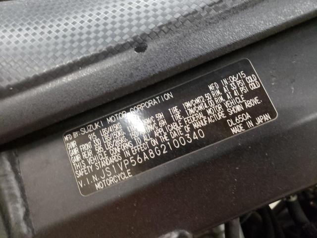 2016 SUZUKI DL650 JS1VP56A8G2100340