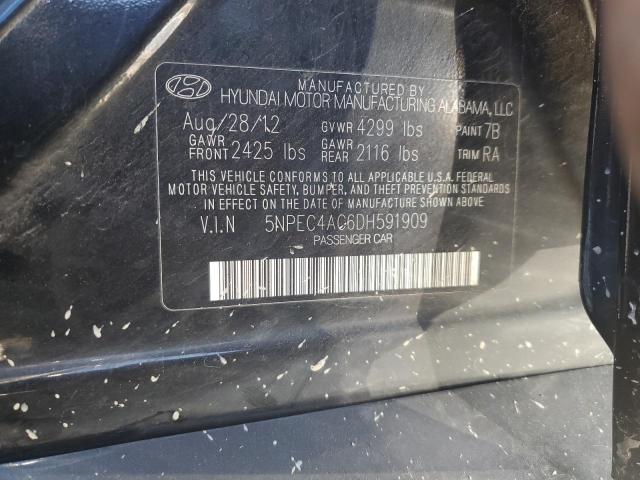 VIN 5NPEC4AC6DH591909 2013 HYUNDAI SONATA no.13