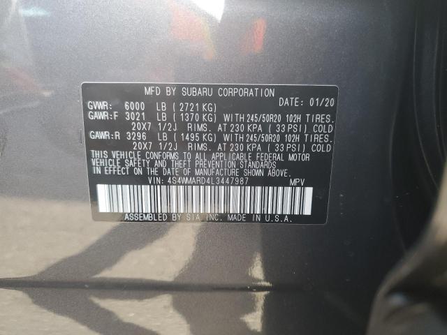 4S4WMARD4L3447987 Subaru Ascent Touring