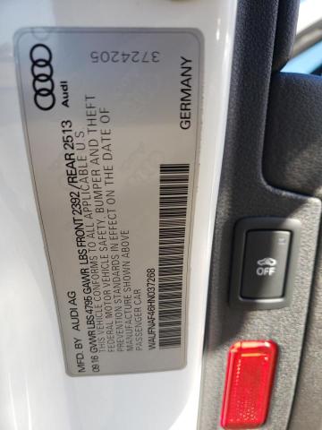 2017 AUDI A4 PRESTIG WAUFNAF46HN037268