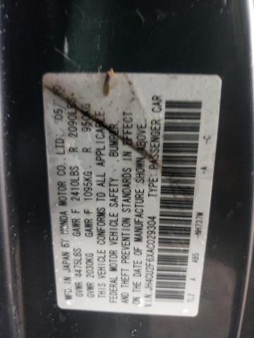 JH4CU2F6XAC029304 Acura TSX