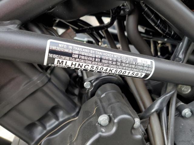 2019 HONDA CBF300 N MLHNC5504K5001593
