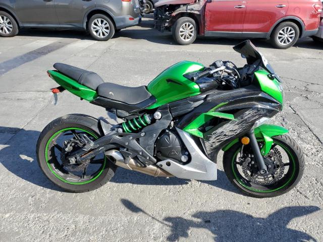 Salvage cars for sale from Copart Wilmington, CA: 2016 Kawasaki EX650 E