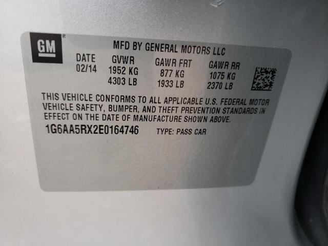 1G6AA5RX2E0164746 Cadillac ATS