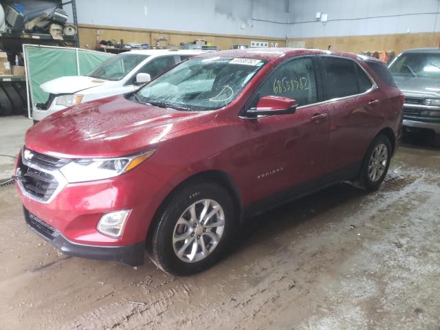 Salvage cars for sale from Copart Kincheloe, MI: 2018 Chevrolet Equinox LT