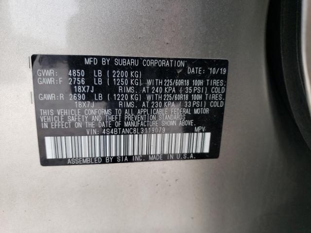 4S4BTANC8L3119079 Subaru Outback Limited