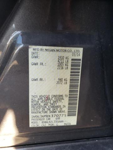 1N4AL3AP9EN370775 Nissan ALTIMA 2.5