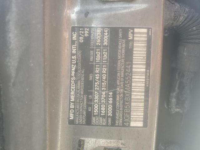 2021 MERCEDES-BENZ GLE 450 4M - 4JGFB5KBXMA552441