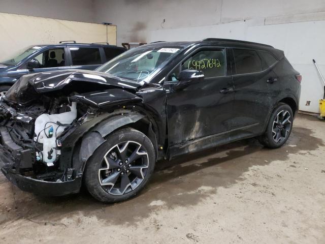Vehiculos salvage en venta de Copart Davison, MI: 2021 Chevrolet Blazer RS