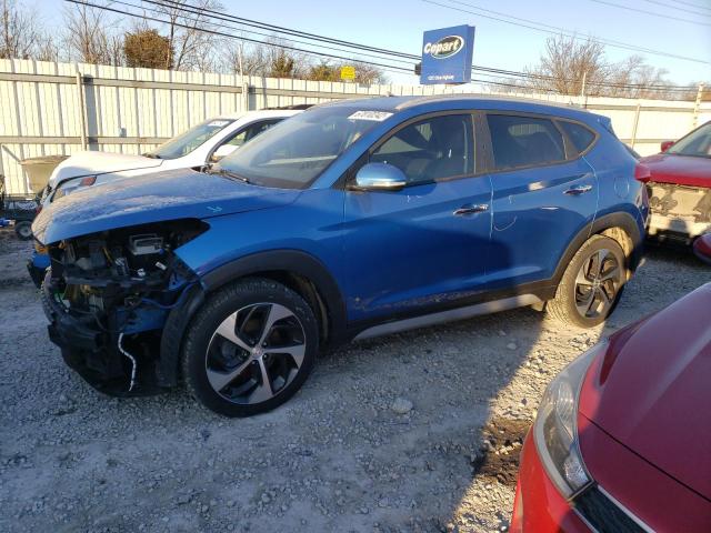 Salvage cars for sale from Copart Walton, KY: 2017 Hyundai Tucson Limited