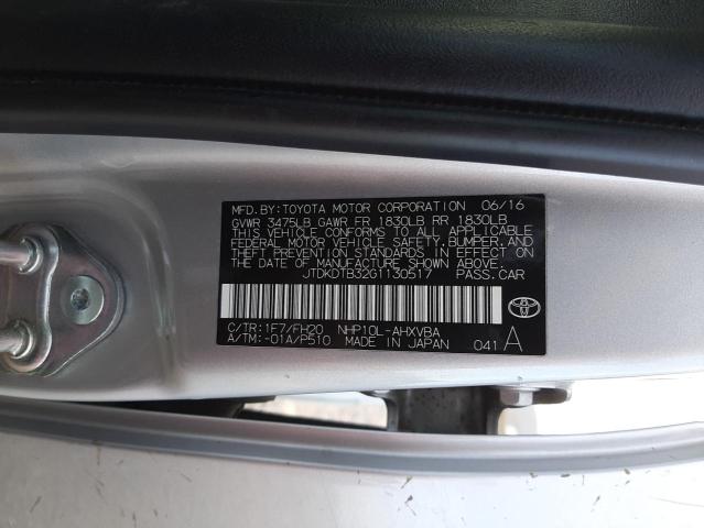 JTDKDTB32G1130517 Toyota PRIUS C