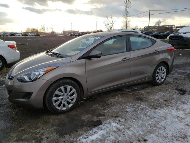 Salvage cars for sale from Copart Montreal Est, QC: 2012 Hyundai Elantra GL