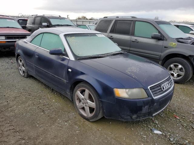 Salvage cars for sale from Copart Arlington, WA: 2005 Audi A4 1.8 Cabriolet