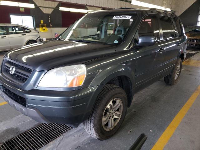 Salvage cars for sale from Copart Dyer, IN: 2005 Honda Pilot EXL