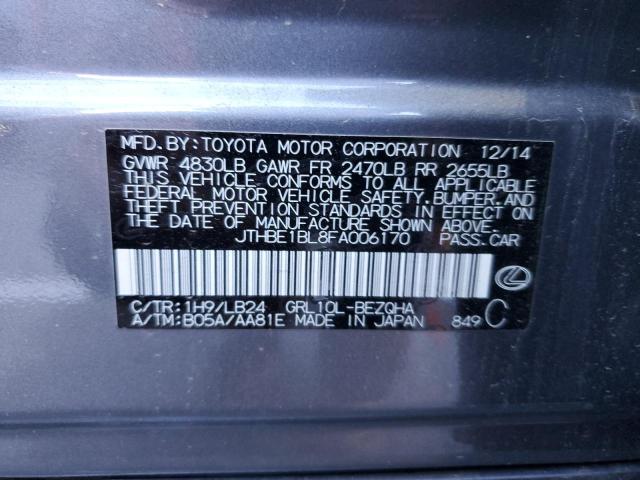 2015 LEXUS GS 350 AWD JTHBE1BL8FA006170