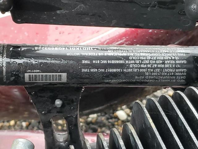 2016 HARLEY-DAVIDSON FLTRU 1HD1KGL14GB653228