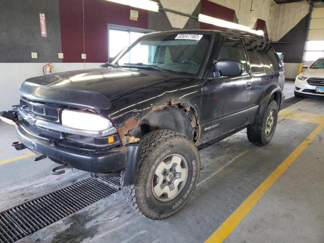 Salvage cars for sale at Dyer, IN auction: 2000 Chevrolet Blazer