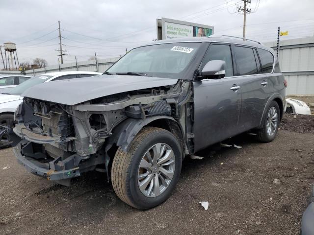 Salvage cars for sale from Copart Chicago Heights, IL: 2015 Infiniti QX80