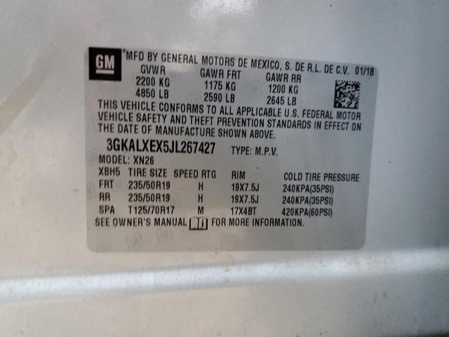 2018 GMC TERRAIN DE - 3GKALXEX5JL267427