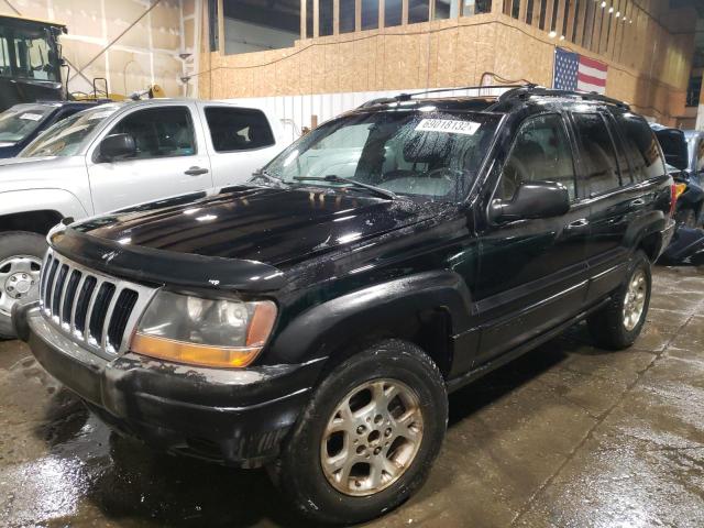 Jeep salvage cars for sale: 2001 Jeep Grand Cherokee