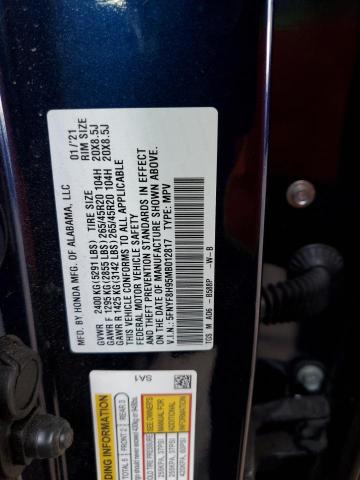 2021 HONDA PASSPORT T 5FNYF8H95MB012817