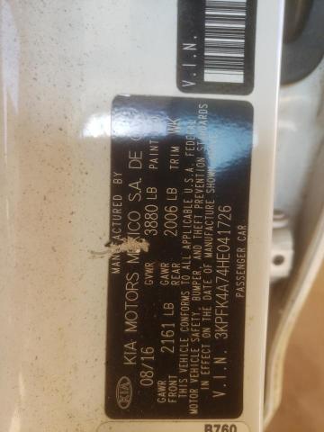 3KPFK4A74HE041726 KIA FORTE LX