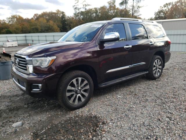 Salvage cars for sale from Copart Augusta, GA: 2018 Toyota Sequoia LI