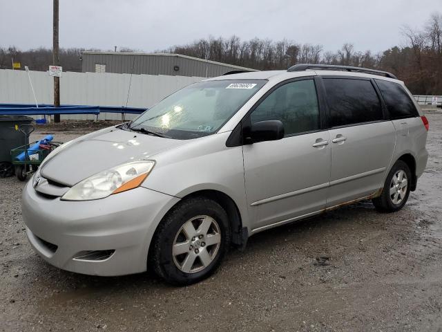 Salvage cars for sale from Copart West Mifflin, PA: 2008 Toyota Sienna CE