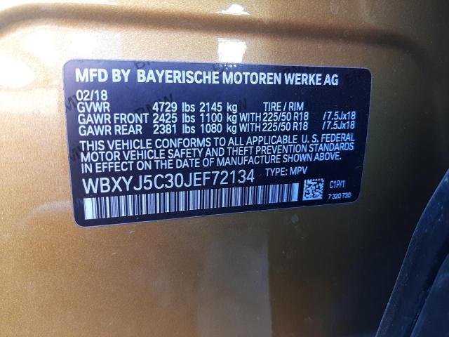 WBXYJ5C30JEF72134 BMW X2 Xdrive28i