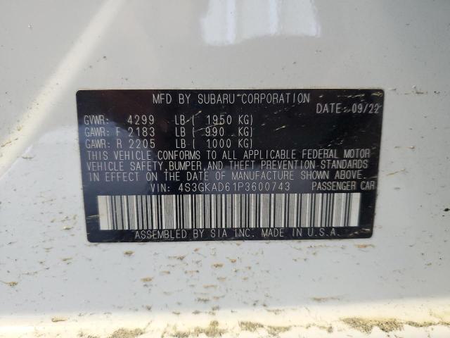 4S3GKAD61P3600743 Subaru Impreza Premium