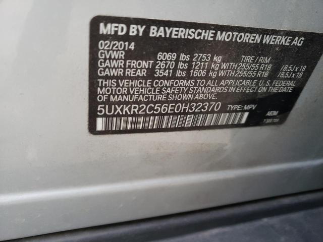 VIN 5UXKR2C56E0H32370 2014 BMW X5, Sdrive35I no.13