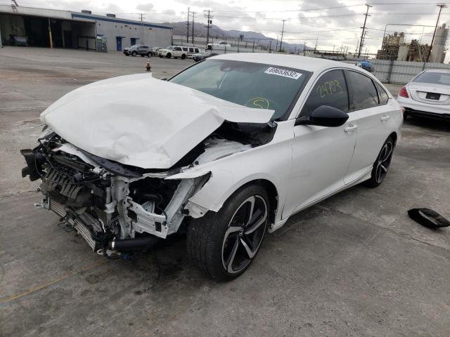 Salvage cars for sale from Copart Sun Valley, CA: 2021 Honda Accord Sport
