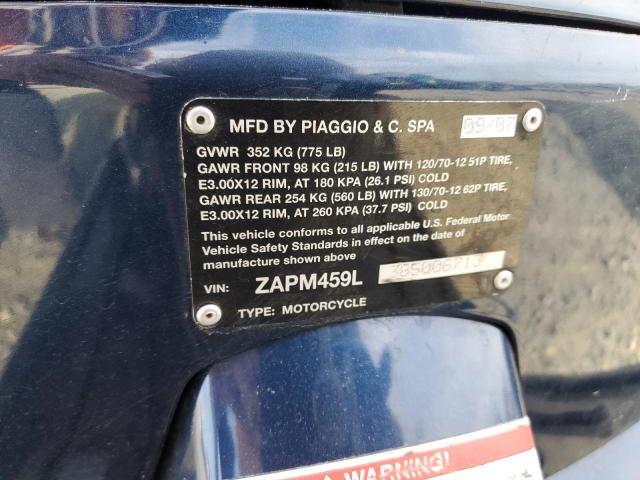 2008 VESPA GTS 250 ZAPM459L385006713