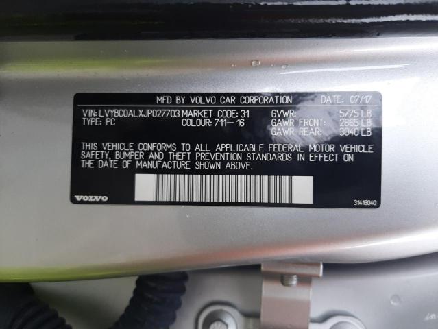 2018 VOLVO S90 T8 INS LVYBC0ALXJP027703