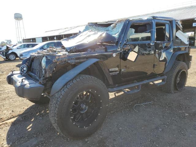 2014 Jeep Wrangler Unlimited Sport Черный vin: 1C4BJWDG5EL125419