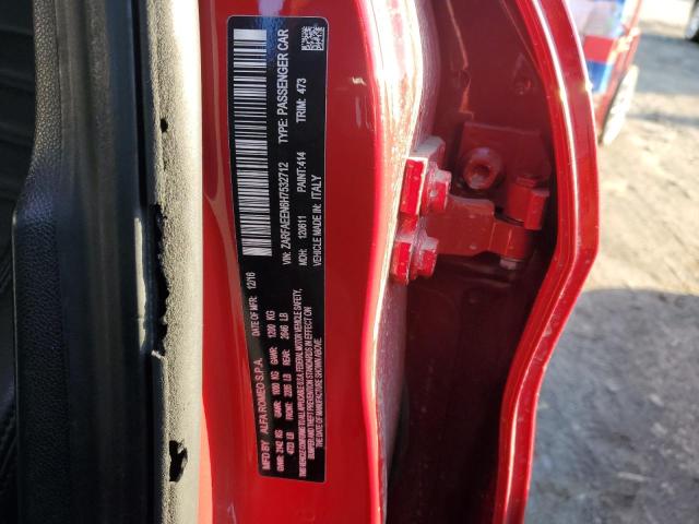 2017 ALFA ROMEO GIULIA TI - ZARFAEEN6H7532712