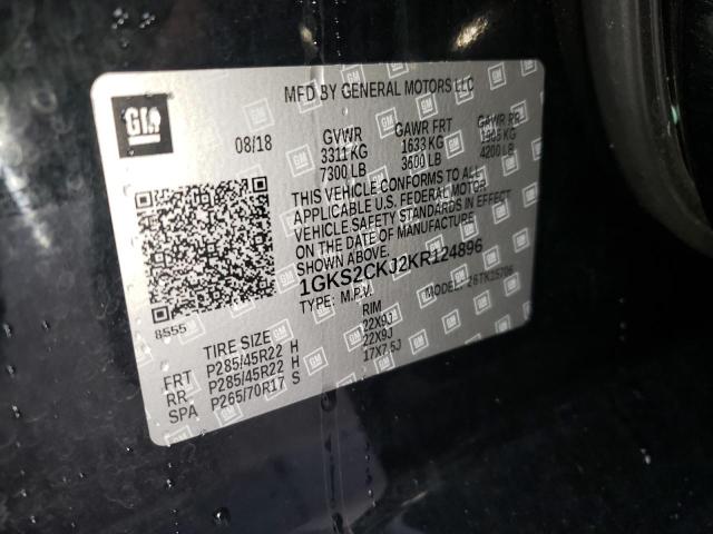 1GKS2CKJ2KR124896 GMC YUKON DENALI