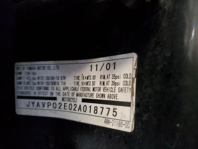 2002 YAMAHA XV1600 AS JYAVP02E02A018775