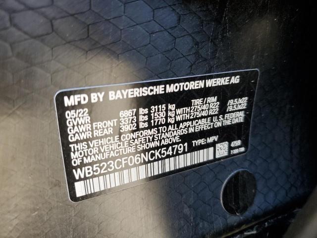 WB523CF06NCK54791 BMW Ix Xdrive50